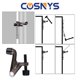 thumbnail image 5 of Tope de puerta Cosnys pack de 2, 6 cm, puntas de goma negro mate, 5 of 6