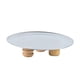 thumbnail image 1 of Exhibición De La Joyería Bandeja Soporte Organizador Simple Cocina Artículos Diversos Plata Redonda, 1 of 3