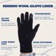 thumbnail image 4 of Guantes ACUSHLA de Lana Merino Livianos para Pantalla Táctil, 4 of 5