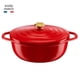 thumbnail image 1 of Cocotte Ovalada + Tapa 30X23 Cm Roja, 1 of 8