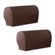 thumbnail image 2 of 1 Par De Fundas De Reposabrazos De Sofá Elástico Para Sillón, Protector De Muebles, Rojo Vino, 2 of 5