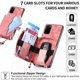 thumbnail image 5 of Funda Tipo Cartera con Correa Cruzada para Samsung Galaxy S20 Plus Protección Contra Golpes Rosa, 5 of 5