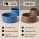 thumbnail image 5 of Juego de 2 cuencos para perro HB Design Co., 17 cm, 4 tazas, 5 of 9
