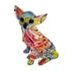 thumbnail image 2 of Graffiti Chihuahua Estatua Resina Artesanía Animal Estatua Para Habitación Perro Amante Regalo Alfabeto Graffiti, 2 of 5