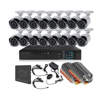 Vipa - Kit 16 Cámaras Seguridad Exterior Con Disco Duro E160Ldd