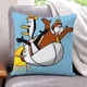 thumbnail image 1 of Tennessee Tuxedo y sus Historias Fundas de almohada de terciopelo con tema, regalos de funda de almohada, decoración para el hogar, cojín de lanzar, regalo de cumpleaños para fans y parejas.61*61cm., 1 of 6