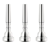 Xusx111 - Plata Trompeta Bocal 7C 5C 3C Trompeta Bocal Conjunto De Instrumentos Musicales Para Principiantes Y Jugadores Profesionales 3Pack