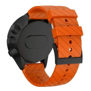 Genérico - Correa Silicona Compatible Suunto 7 / 9 Baro D5 24Mm Naranja