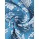 thumbnail image 5 of Agnes Orinda Blusa de Verano para Mujer Talla Grande con Volantes Florales en el Dobladillo, Cuello Redondo, Hombros Descubiertos, Manga Corta, Camiseta 2X Azul, 5 of 6