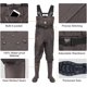thumbnail image 3 of Vadeadores de Pecho TIDEWE Impermeables para Pesca BN M7/W9, 3 of 6