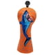thumbnail image 1 of Funda De Cuero Para Cabeza De Palo De Golf 1 3 5 UT Funda Para Cabeza No. Etiqueta UT Naranja, 1 of 4