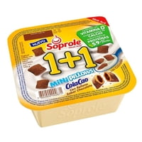 Yoghurt Con Cereal 1+1 Sabor Chocolate Mini Pillows 140 Gr Soprole