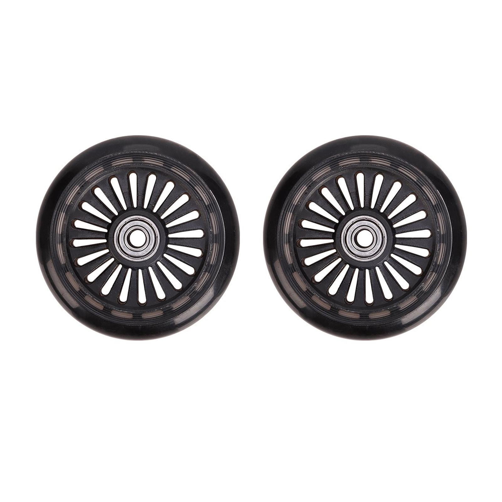 Magideal - 2 Piezas De Ruedas Delanteras Para Cochecito De Bebé, Accesorios De Repuesto, Rotación Suave, Fácil De Instalar, Ruedas De Repuesto Para Cochecito De