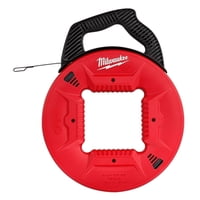 Fish Tape Milwaukee Electric De 240 Pies 1/8 De Acero Con Funda De Baja Fricción