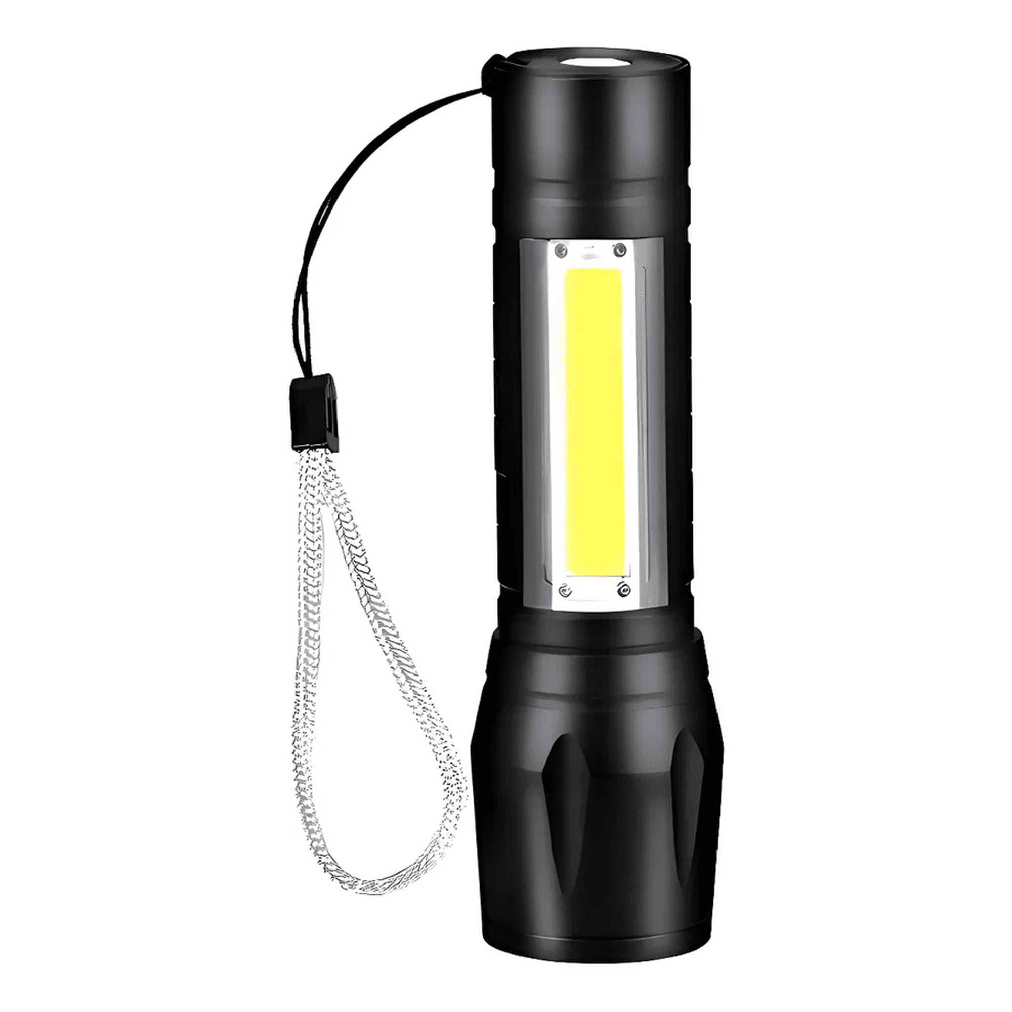 Genérico - Mini Linterna Led De Mano Recargable Usb Gancho 525 Con Zoom Color De La Linterna Verde Color De La Luz Blanco