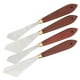 thumbnail image 5 of 4 piezas de espátula de acero inoxidable con forma de cuchillo para pintura al óleo, espátula para mezclar acrílico, 5 of 11