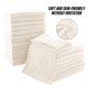 thumbnail image 4 of Toallitas MOONQUEEN Ultra Soft Premium de 30 x 30 cm, 24 unidades, color crema, 4 of 7