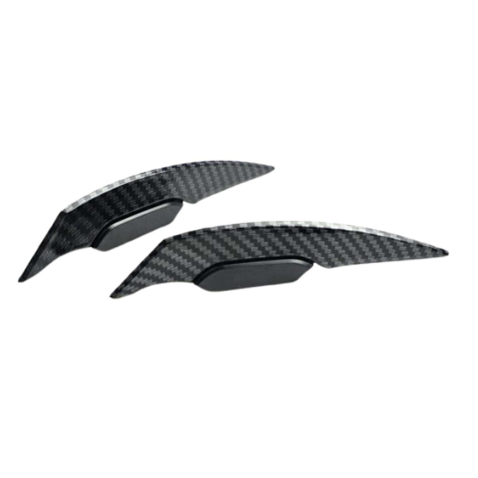 Magideal - Kit De Calcomanías Laterales Para Carrocería, Pegatinas Laterales Deflectoras De Viento, Calcomanías Multiusos Para Carenado Delantero De Motocicleta,