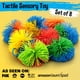 thumbnail image 2 of Sensory Toys, paquete de 8 bolas fibrosas, diseño de mono, pompón, kooosh, niños de 4 a 9 años, 2 of 6