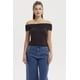 thumbnail image 1 of Polera Mujer Bardot Basta Redondeada Negro, 1 of 4