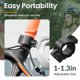 thumbnail image 5 of Candado para bicicleta Titanker con cable de 1,2 cm y 1,2 m, combinación reajustable, 5 of 7