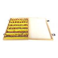 D&M - Juego De Brocas Para Fresadora Vástago De 1/4 70 Pcs