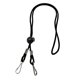 thumbnail image 1 of 1 / 3Pcs Soporte De Correa De Cadena De Cordón Ajustable Para El Cuello Negro 1Pcs, 1 of 5