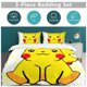 thumbnail image 5 of Pi-ka-chu Bed Duvet Cover Microfiber Bedding Sets 3D Printed Lightweight 3 Piece Comforter Sets for Kids Boys Girls, 5 of 5