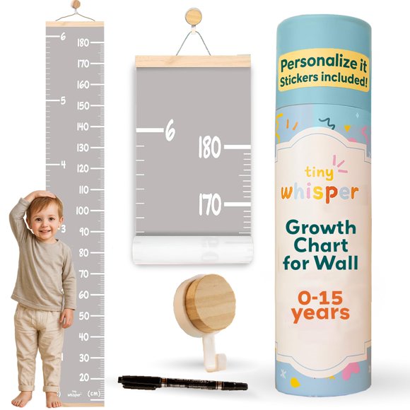 Tabla de crecimiento tiny whisper 180 cm con pegatinas incluidas