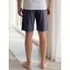 thumbnail image 3 of INSPIRE CHIC Pantalones Cortos de Pijama Cómodos de Algodón de Color Sólido para Hombres para Relajación y Sueño 34 Gris Oscuro, 3 of 5