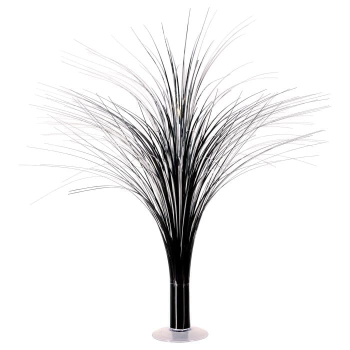 Centro De Mesa Beistle Metallic Spray Negro Y Plateado, 19 Cm