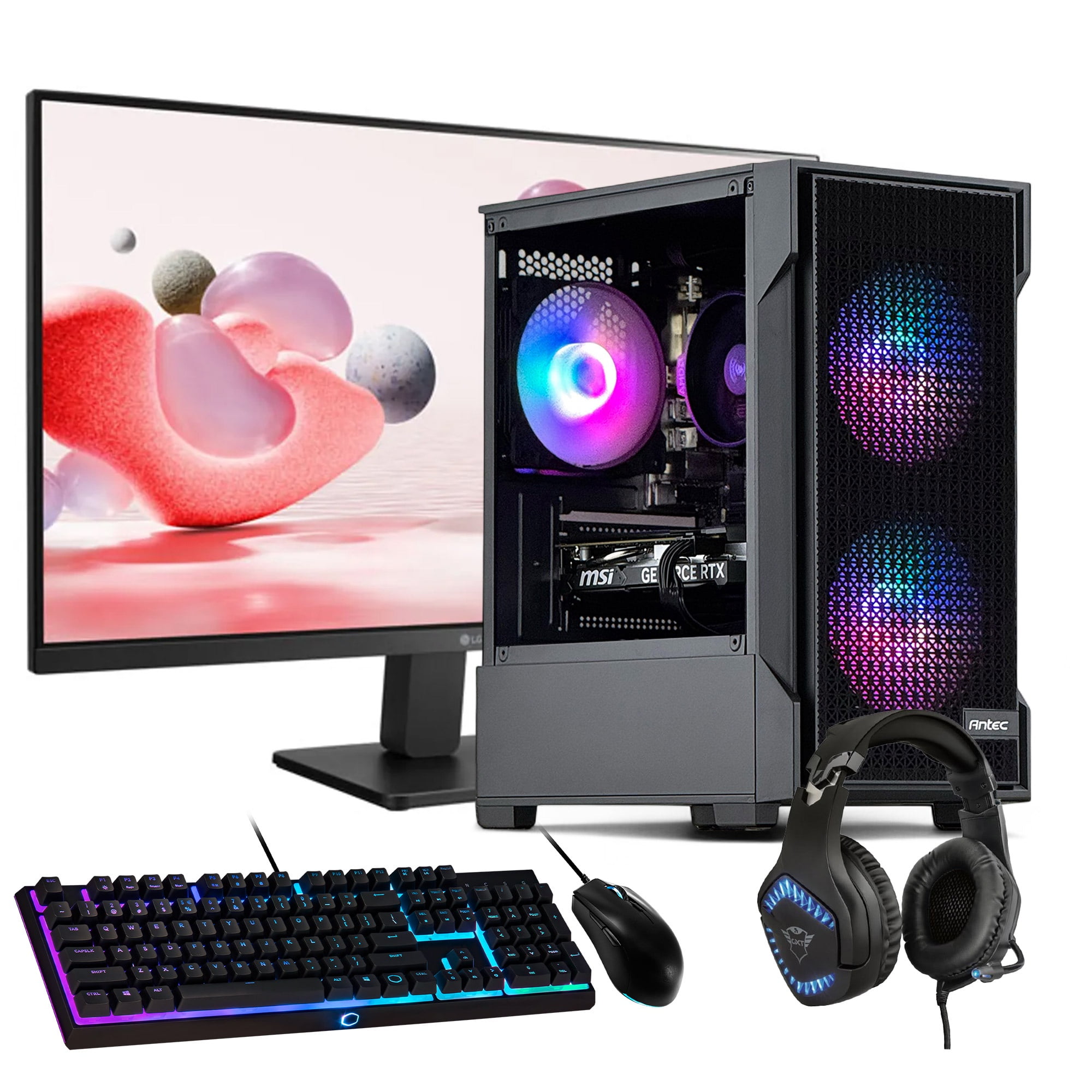 Hyperpc.cl - Pc Gamer + Monitor 24 + Perif: Intel Core I3 14100 16gb 500gb Rtx 3060