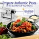 thumbnail image 4 of Máquina para hacer pasta Nuvantee 2 en 1 con 7 ajustes de grosor ajustables, 4 of 9