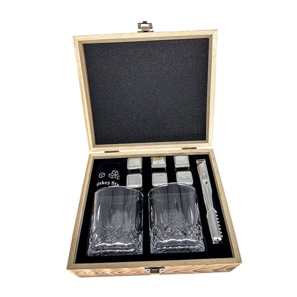 Cubos de hielo de acero inoxidable, piedras para cóctel, piedras para enfriar hielo, rocas para enfriar hielo para amantes de los cócteles, regalo de