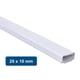 thumbnail image 1 of Canaleta Plástica Blanca PVC 20x10mm 2mts, 1 of 2