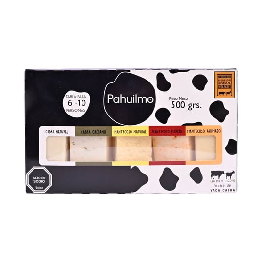 Tabla Mixta De Quesos 500 g Pahuilmo