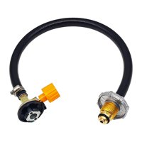 Magideal - Adaptador De Recarga De Tanque De Gas, Manguera Adaptadora De Recarga Para Botella De Gas, Tanque Cilíndrico, Barbacoa