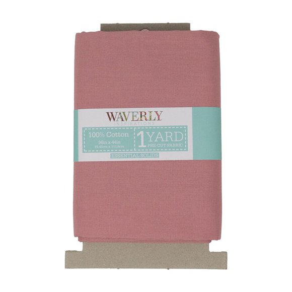 Tela Waverly Inspirations 100 % Algodón, 1 Yarda, Rosa Tea, 36 x 44 in