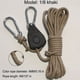 thumbnail image 1 of 1pc 4MM Reflective Tent Rope, Adjustable Pulley Adjustable Buckle, Windproof Rope For Outdoor Camping Tent, 1 of 5