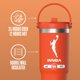 thumbnail image 5 of Hydrapeak Vaso Térmico de 32 oz con Licencia Oficial WNBA, con Asa y Tapa con Pajita, Botella de Acero Inoxidable a Prueba de Fugas, Compatible con Viaje y Portavasos, 5 of 6