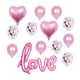 thumbnail image 1 of Carta De Amor Globo De Papel De Aluminio Globos Inflables Decoración De Regalo De San Valentín ROSA, 1 of 5