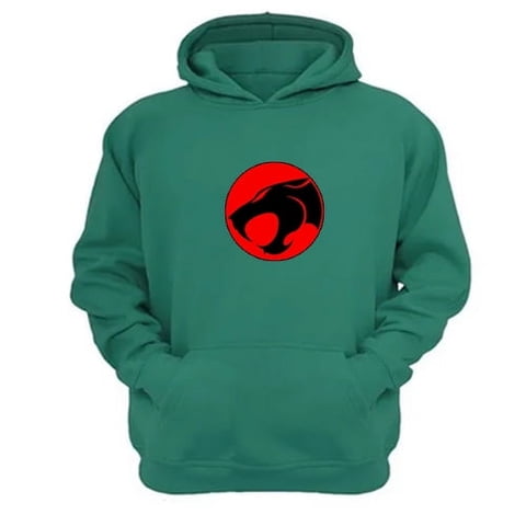 Genérico - Polerón Canguro Thundercats Verde Aguamarina Talla S Unisex