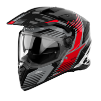 Casco Para Moto Airoh Bandit Spicy Rojo Brillo