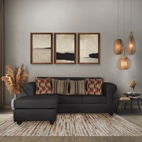 Casa Wow Deco - Seccional Roma Reversible Gris
