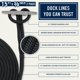 thumbnail image 2 of Cuerda marina de nailon Dock Line RainierSupplyCo, paquete de 2 unidades, 15 pies x 10 mm, 2 of 7