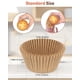 thumbnail image 4 of Forros para magdalenas Bake Choice, antiadherentes, 200 unidades, pergamino natural, 4 of 7