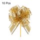 thumbnail image 3 of Gran Lazo de Tiro para Envolver Regalos Cinta de Organza para Bodas Cestas Presentes Fiesta de Navidad Oro Champán-7 Pulgadas, 3 of 6