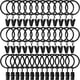 thumbnail image 1 of Anillos Para Cortinas Con Clips Paquete De 40 Negros, 1 of 8