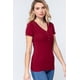 thumbnail image 5 of Top Corto de Punto Henley con Cuello en V y Manga Corta, 5 of 5