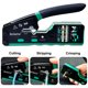 thumbnail image 2 of Kit de herramientas de prensado Brileine RJ45 Pass Through con comprobador, 2 of 6